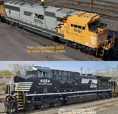 Diesel Locomotive Identification Chart