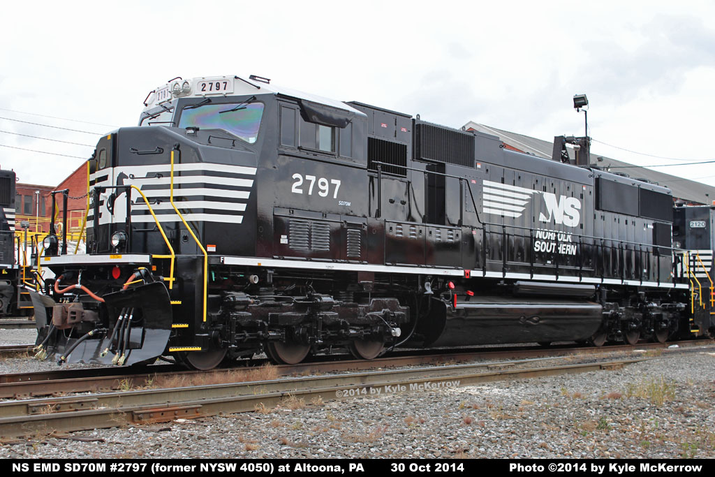 Ns Diesel Locomotive Roster Emd Sd70m Nos 2797 2799