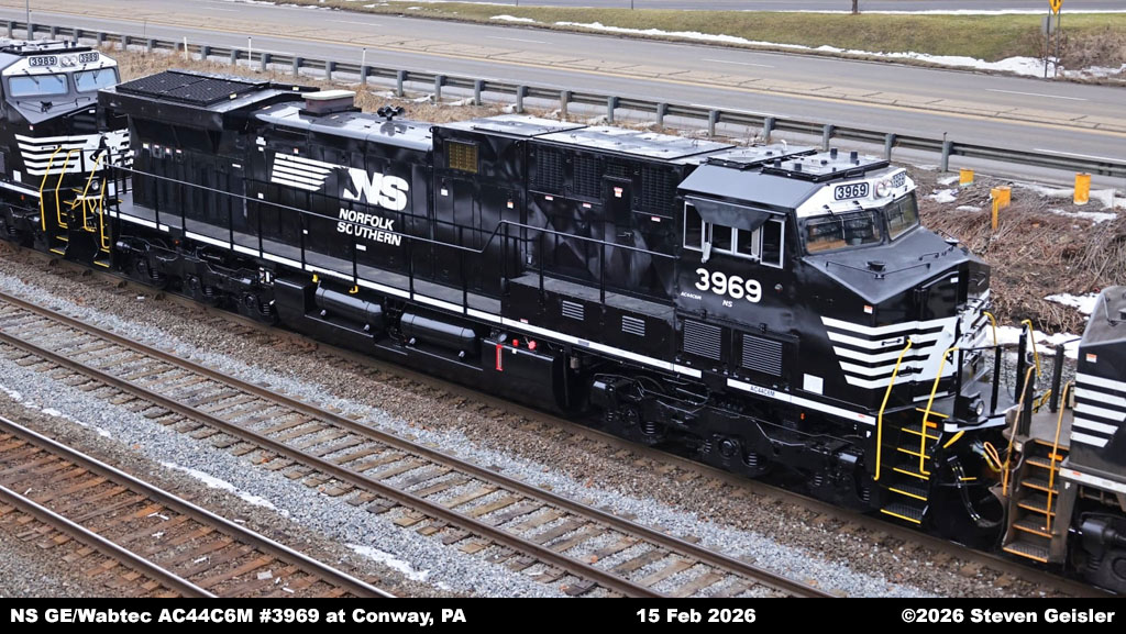NS Diesel Locomotive Roster - GE AC44C6M Nos. 3968-4959